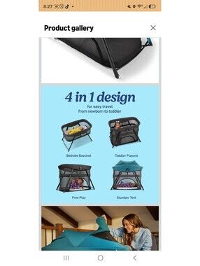 Graco 4-in-1 DLX Portable Infant Bassinet and Toddler Playard - Sona